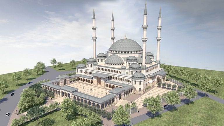 İzmir’de Yapılan 15 Bin Kişilik Caminin Yüzde 90’ı Tamamlandı