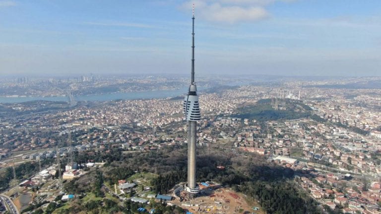 Çamlıca Kulesi’nde Montaj Tamam