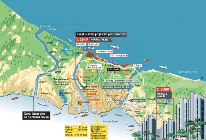 Kanal İstanbul'un Detayları Ortaya Çıktı