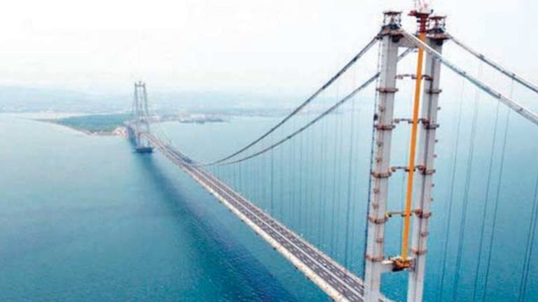 1915 Çanakkale Köprüsü İnşaatında Çalışmalar Tam Gaz Sürüyor