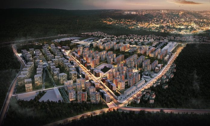 Sur Yapı'nın Antalya Projesi'nin Park Etabında İnşaat Sona Yaklaşıyor