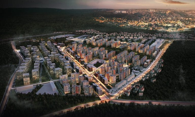 Sur Yapı’nın Antalya Projesi’nin Park Etabında İnşaat Sona Yaklaşıyor