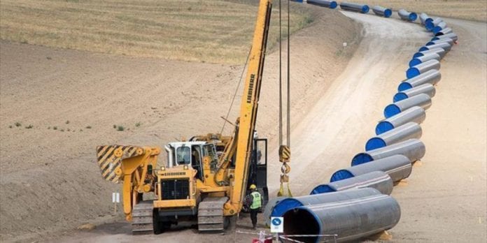 TürkAkım Alım Terminalinin Yüzde 80'i Tamamlandı