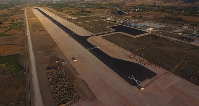 Tokat'ta, Yeni Havaalanının Yüzde 65'lik Kısmı Tamamlandı