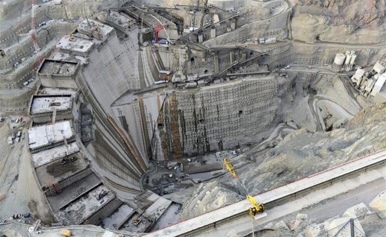 Dev Projenin Sadece Gövdesine 2.2 Milyon Metreküp Beton Döküldü