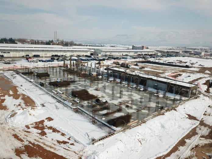 Büyükşehir’in Lisanslı Depo İnşaatı Sürüyor