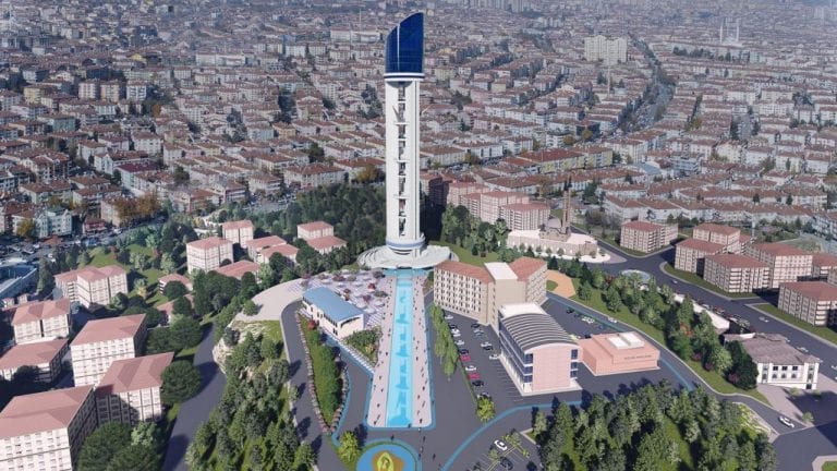 Keçiören Cumhuriyet Kulesi’nin İhalesi Yapıldı