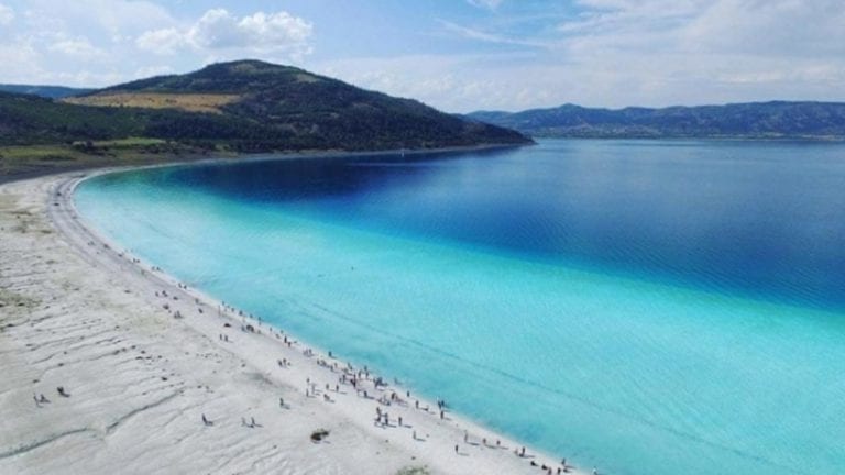 Salda Gölü Çevresine Bisiklet Yolu Yapılıyor!