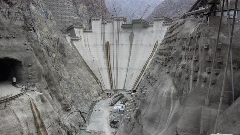 Yusufeli Barajı'nda Beton Gövdenin Yüzde 75'i Tamamlanıyor