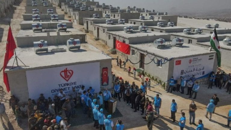 Türkiye Diyanet Vakfı'nın Suriye'de İyilik Konutları Projesi!