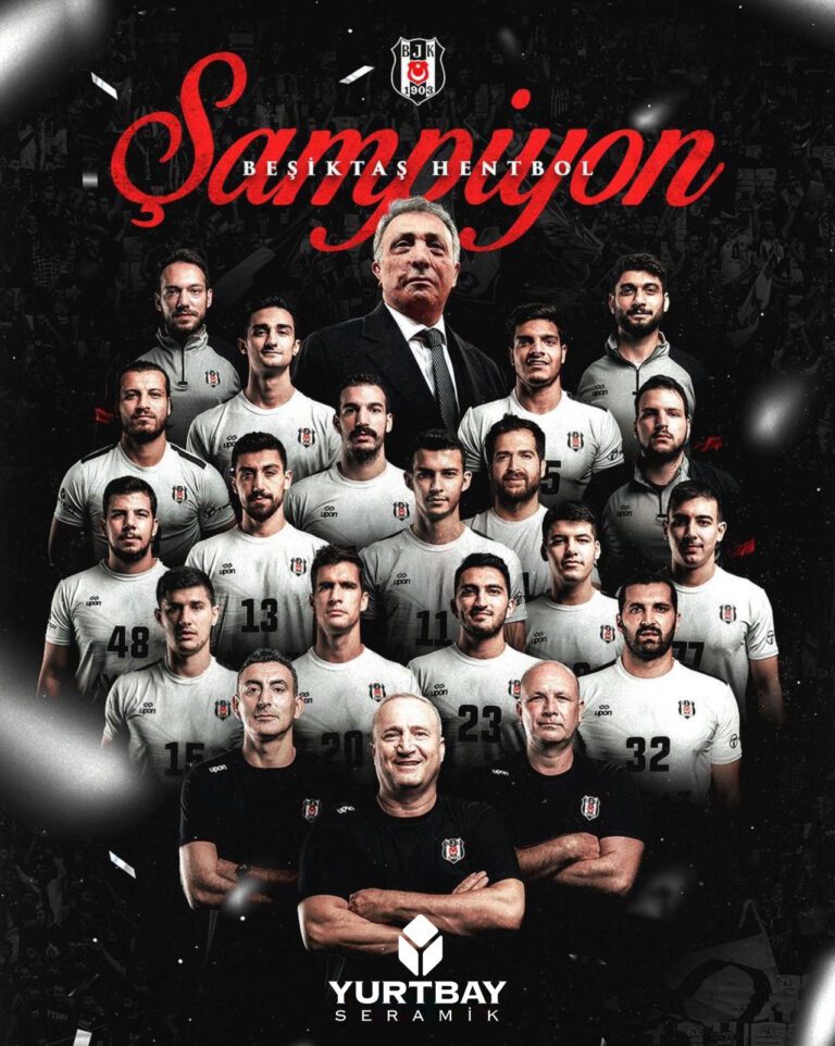 Sponsorları Arasında Yurtbay Seramik’in de Bulunduğu Beşiktaş Hentbol Takımı Şampiyon Oldu