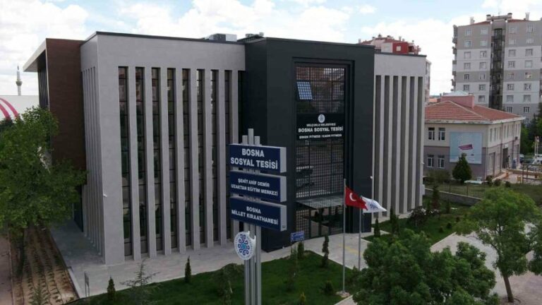 Bosna Hersek Sosyal Tesisi Yarın Açılıyor