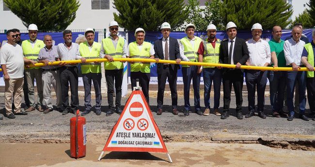 Mersin’in Erdemli İlçesinde İlk Kez Doğalgaz Altyapı Çalışması Başlatıldı