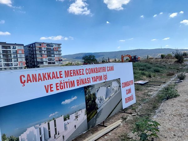Çanakkale’de Conkbayırı Cami ve Eğitim Binası Projesinin Temeli Atıldı