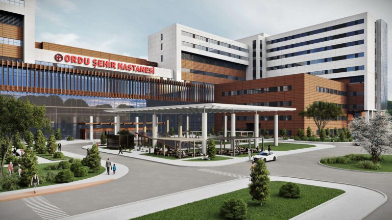 Ordu Şehir Hastanesi İnşaat Çalışmaları Devam Ediyor