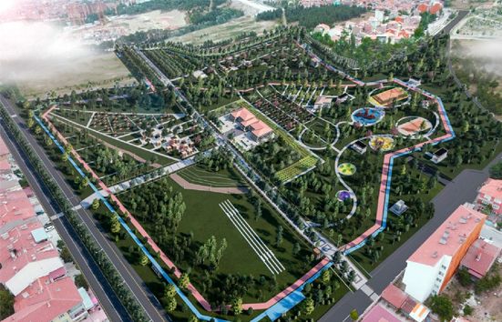 Kütahya Millet Bahçesi İnşaatında Sona Gelindi