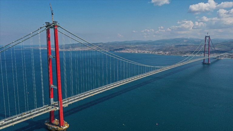 1915 Çanakkale Köprüsü, ‘En Uzun Kuleye Sahip Asma Köprü’ Unvanı Aldı