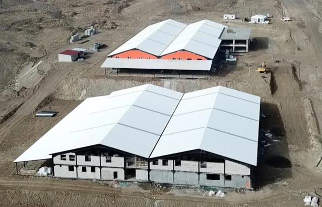 Oltu Çuval Fabrikası’nın İnşaatı Devam Ediyor