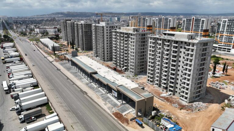 Güneş Mahallesi Kentsel Dönüşüm Çalışmalarında Kaba İnşaat Tamamlandı