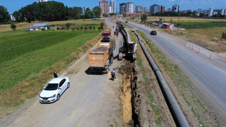 Samsun, Toybelen’de İçme Suyu Projesi Hız Kazandı