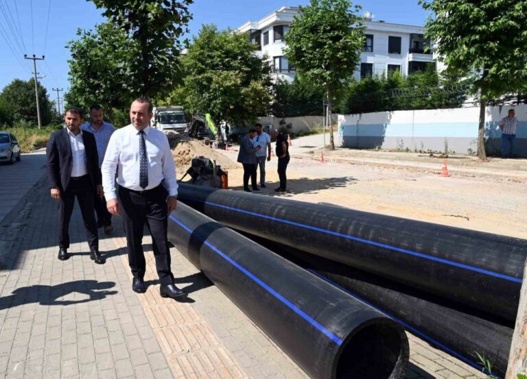 Yalova’da İsale Hattı Çalışmaları Sürüyor