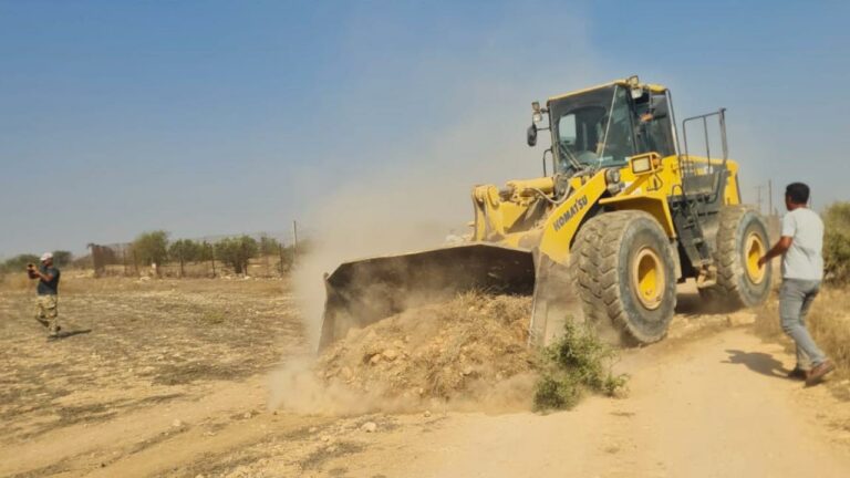 Kıbrıs Pile-Yiğitler Yolu Çalışmaları Devam Ediyor