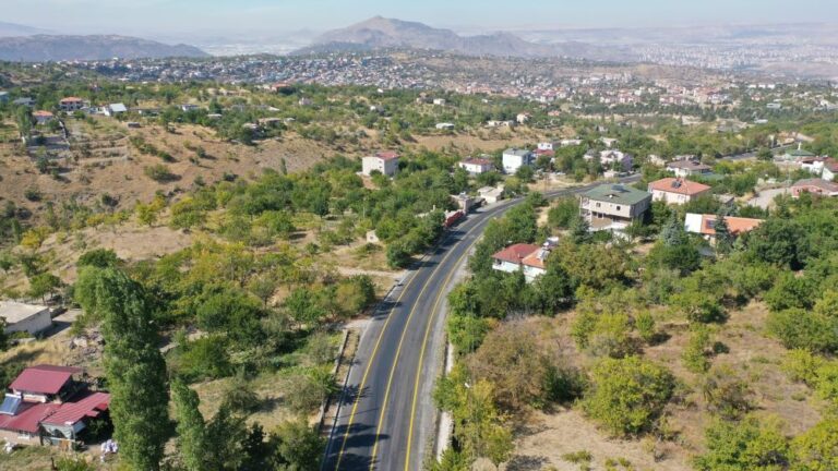 Erciyes Yolu Projesi Hızla Devam Ediyor