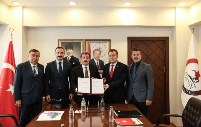 Samsun’da Havza OSB’ye 250 milyonluk iltisak hattı yatırımı için imzalar atıldı