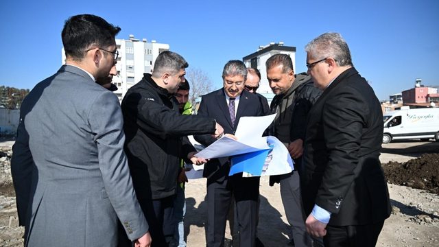 Osmaniye Valisi Erdinç Yılmaz, rezerv alanlardaki inşaat çalışmalarını inceledi