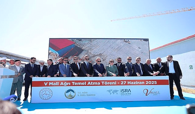İsra Holding’ten Ağrı’ya Yeni Yatırım: V Mall Karma Yaşam Projesinin Temeli Atıldı!