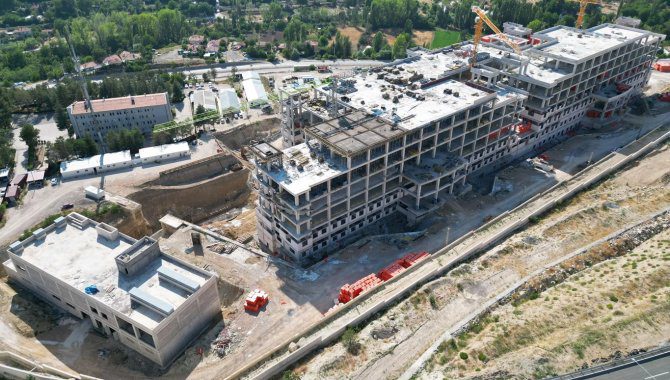 Çankırı’da yapılan devlet hastanesinin yüzde 78’i tamamlandı