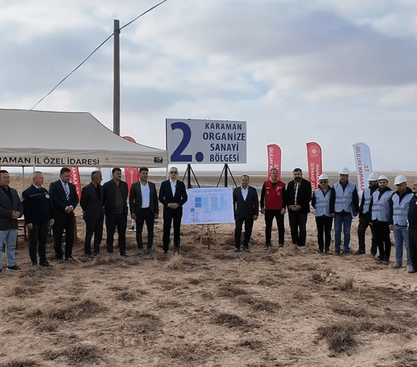Karaman 2. Organize Sanayi Bölgesi Altyapı İhalesi Yer Teslimi Tamamlandı