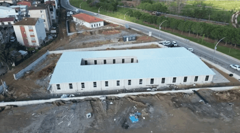 Sultanorhan Anaokulu’nda kaba inşaat tamamlandı