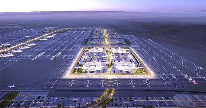 Suudi Arabistan’da Kral Salman Uluslararası Havalimanı (KSIA), Üçüncü Pistin İnşaat Çalışmalarına Başladı