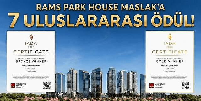 RAMS Park House Maslak’a Küresel Arena’da Ödül Yağmuru!