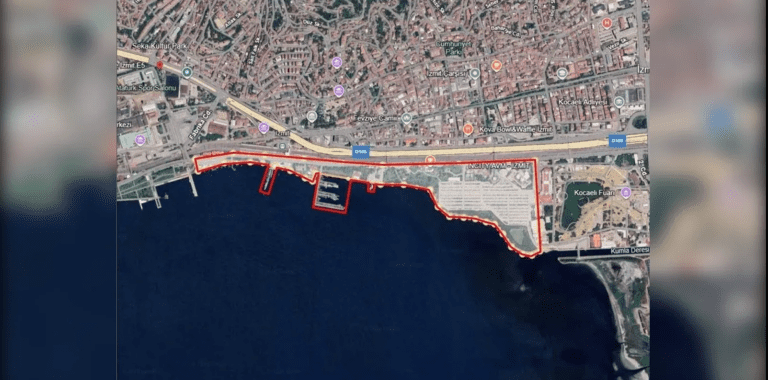 İzmit sahilinde büyük proje: 320 bin metrekarelik marina bölgesi baştan aşağı yenileniyor!