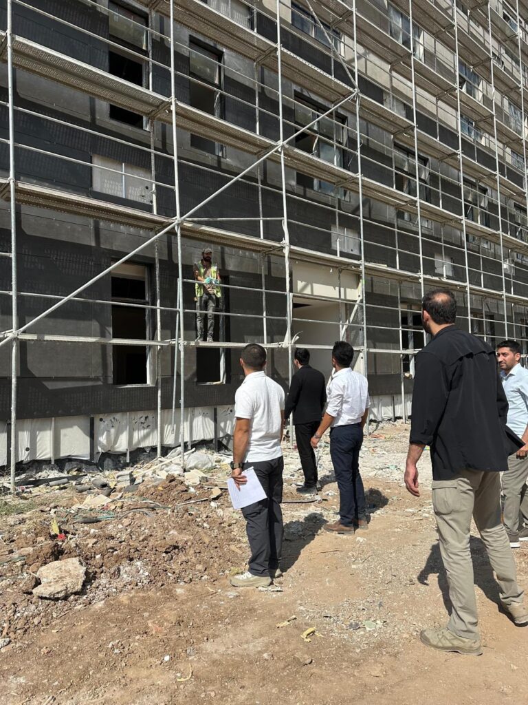 Beytüşşebap’ta Yeni Hastane İnşaatında Çalışmalar Sürüyor