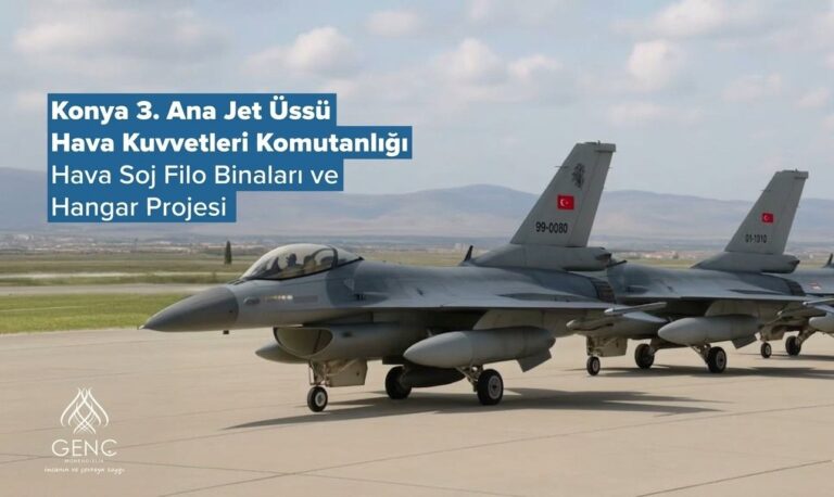 Genç Mühendislik, Konya 3. Ana Jet Üssü Projesindeki Çalışmalarını Tamamladı