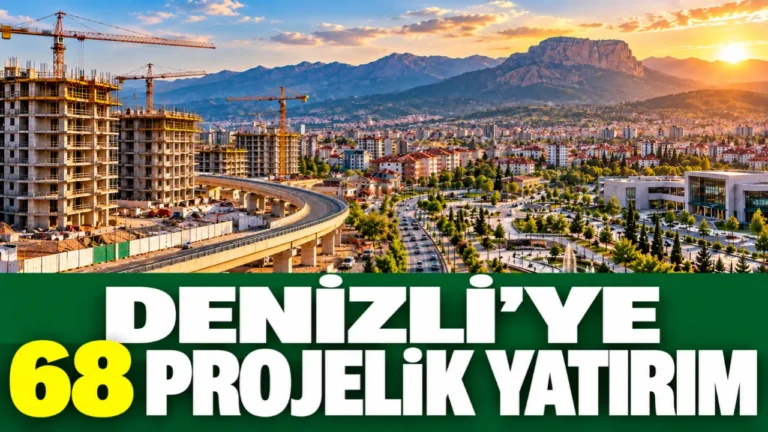 Denizli’de 68 proje: İşte yeni yatırımlar